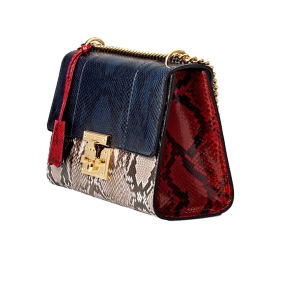 New Gucci Padlock Medium Python Shoulder Bag - Picture 2 of 8